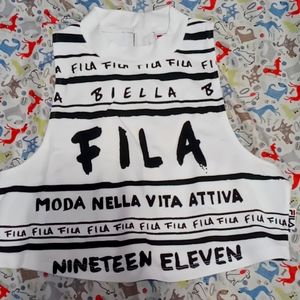 Fila Monochrome Crop Top